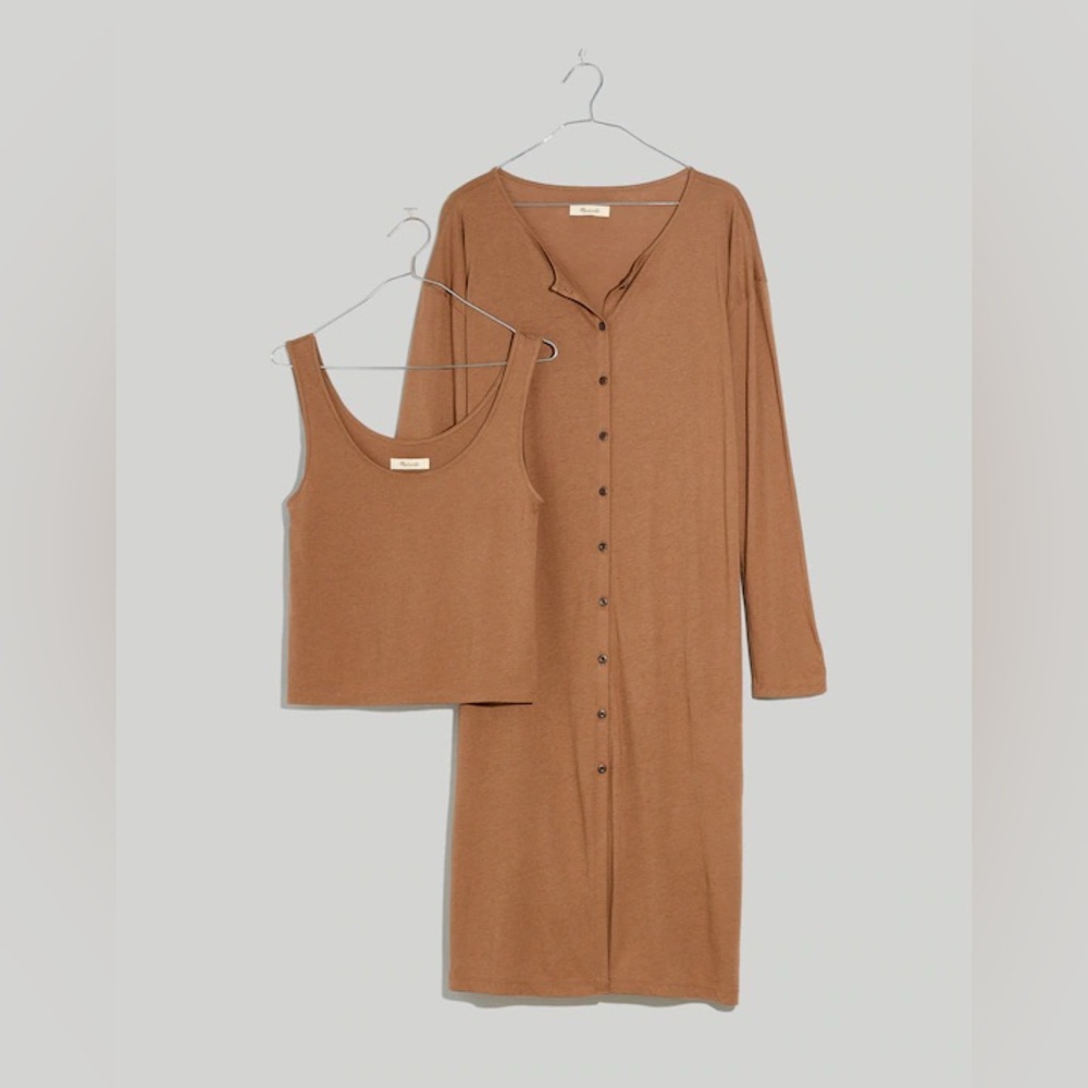 Madewell Duster Cardigan Twin Set